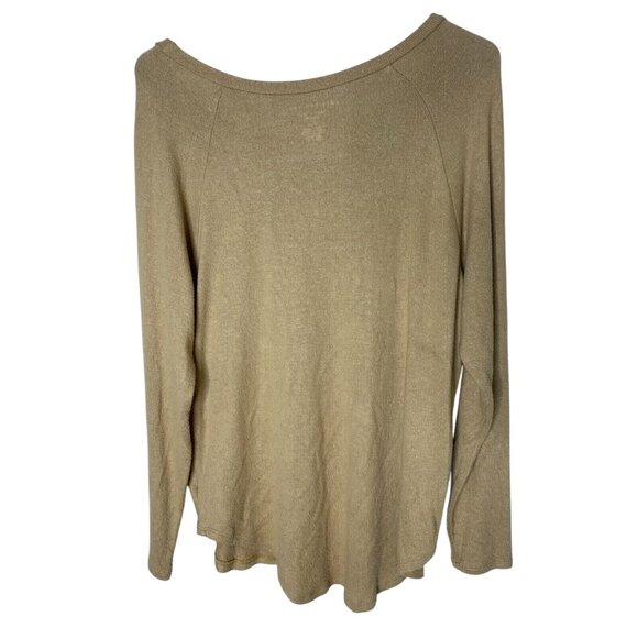 American Eagle Small Mustard Oversized Sweater • Soft Knit • Cozy Fall - Picture 2 of 5